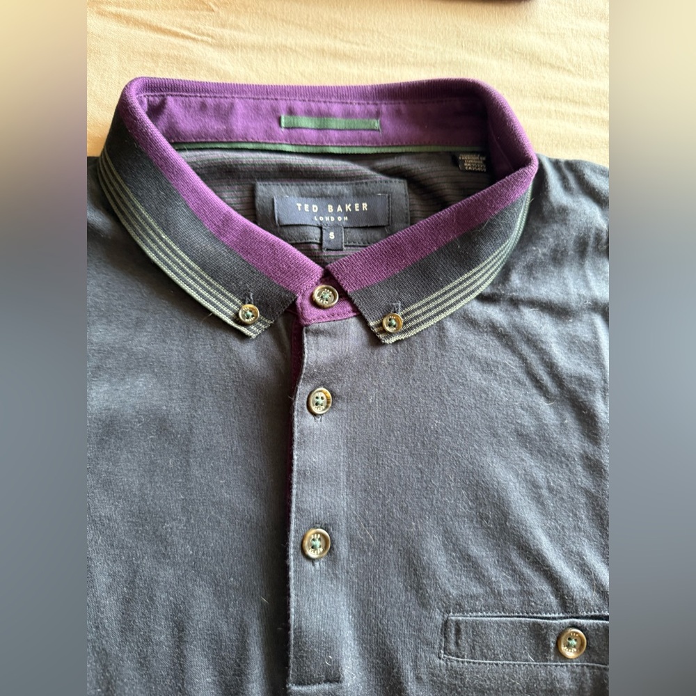 NWOT Ted BakerMen's Polo Shirt black
